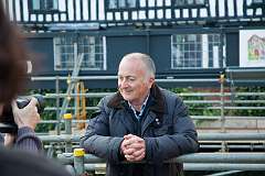 Tony Robinson at New Place Stratford